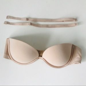 Strapless push up bra